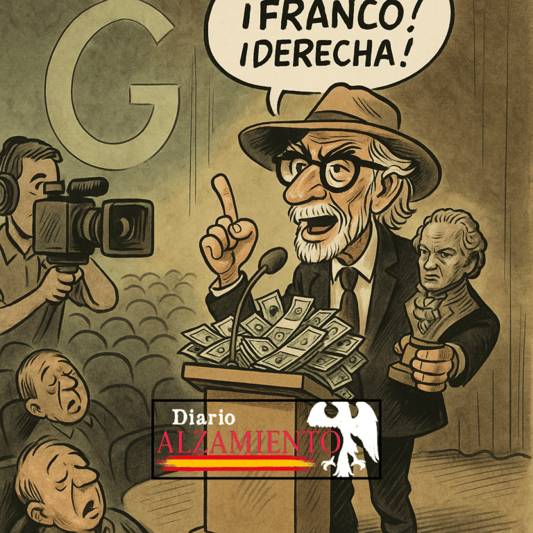 Director progre recogiendo un Goya