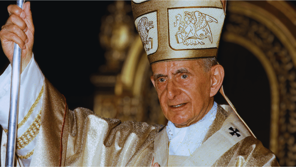 Pablo VI sonriente en sus últimos años de papado